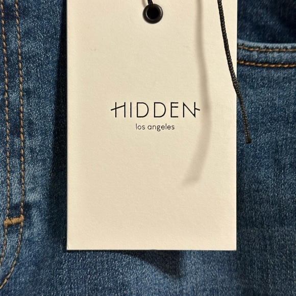 slide slit mid ride boot cut jeans size 31 Hidden jeans NWT Ryan style. - Picture 6 of 13